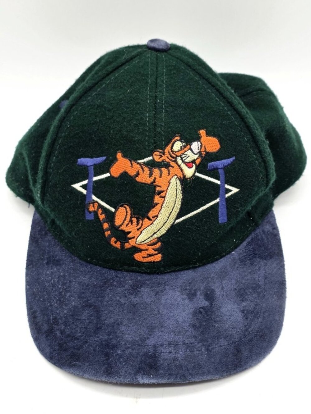 Vintage Winnie The Pooh Tigger Adult Hat Snapback Wool Blend Disney Store Rare